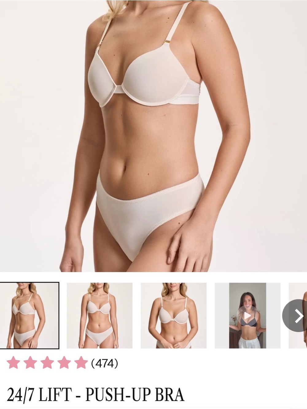 Cherries Push-Up Bra 34A